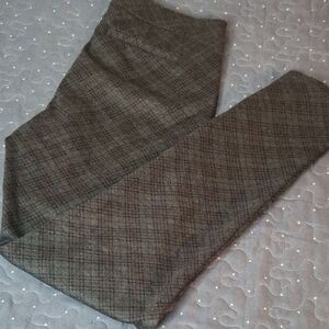 Love, Fire Women's Gray Plaid Pants size 9